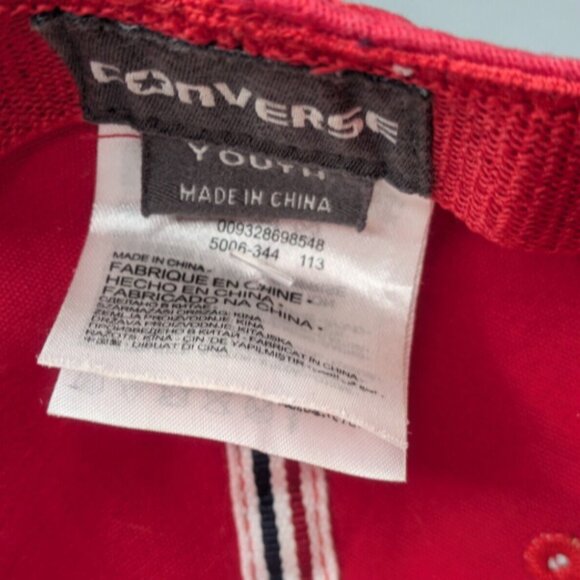 Converse All Star Chuck Taylor Youth Red ball Cap - Picture 2 of 8